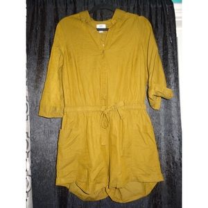 Deep Olive Green Romper